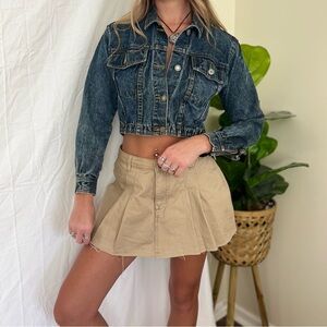 Vintage Jordache Corset Style Jean Jacket